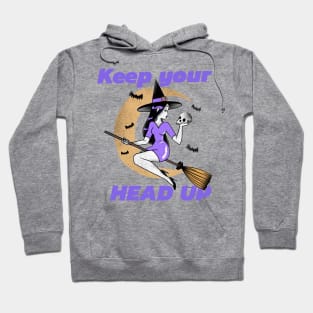 Halloween T-Shirt - Halloween T-Shirt - Keep your head up Hoodie